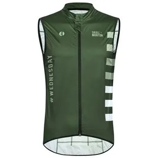 Rapha Mens Brevet Insulated Gilet (Olive Green/Silver/Deep Rapha Mens Brevet Insulated Gilet (Olive Green/Silver/Deep