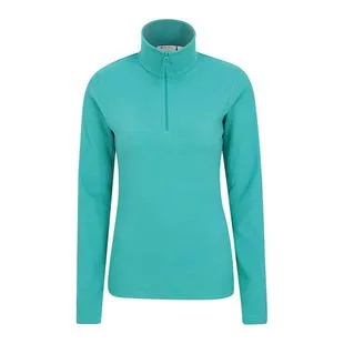 Pull Polaire Femme Mountain Warehouse - Taille UK 12 - Turquoise - Col Zippé