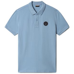 Napapijri Mens Emley Polo Shirt (Dusk Light Blue) | Sportpursuit.com