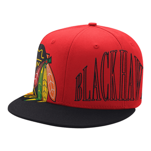Casquette plate noire snapback avec lettres de Vancouver Canucks NHL 47