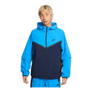 Nike Mens TCHNL Woven WR FZ Casual Jacket (Blue) | Sportpursuit.com