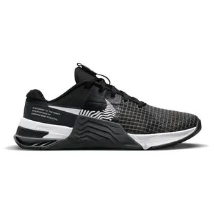 Nike Womens Metcon 8 Running Shoes Black White Dk Smoke Grey Smoke Gr