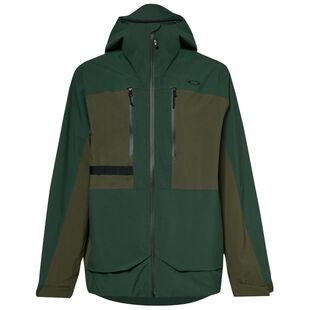 Oakley Mens TC Earth Shell Ski Jacket (New Dark Brush/Hunter Green) |