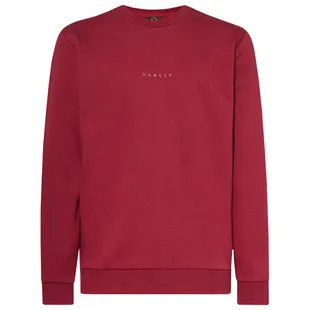 Oakley Mens Canyon View Crew Pullover Red Sportpursuit