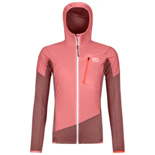 Mammut Womens Rime Light IN Flex Hooded Jacket (Pink/Grape