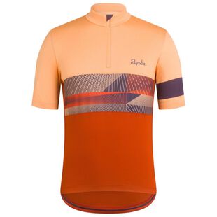 Rapha Mens Classic Climbs Jersey (Peach/Terracotta
