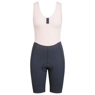 Rapha Womens Classic Bib Shorts (Dark Grey/Pale Pink