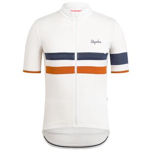 Rapha Mens Brevet Lightweight Jersey (White) | Sportpursuit.com