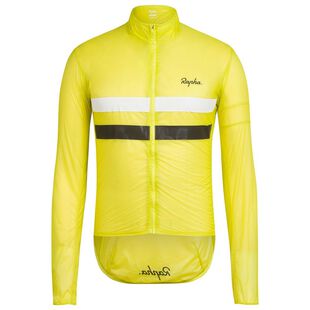 Rapha Mens Brevet Flyweight Wind Jacket (Chartreuse) | Sportpursuit.co