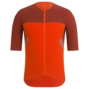 Rapha Mens Pro Team Crit Jersey (Dark Orange/Dark Navy) | Sportpursuit