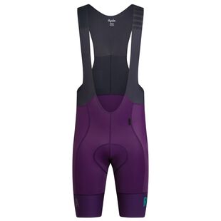 Rapha Mens Pro Team II Bib Shorts (Dark Purple