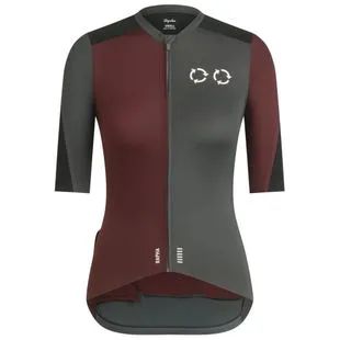 Rapha Mens Tricolour Long Sleeve Jersey (Bright Orange/Red