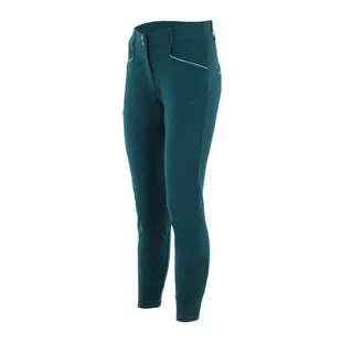 BOSTON – Pantalon bleu pour femmes avec patchs et logo du drapeau italien