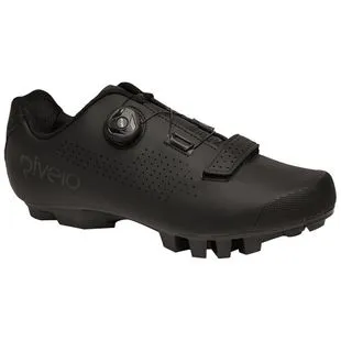 Rivelo Mennock Cycling Shoes (Black/White) | Sportpursuit.com