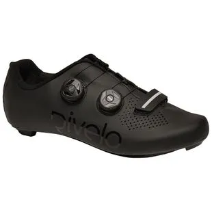 Rivelo Mennock Cycling Shoes (Black/White) | Sportpursuit.com