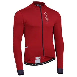 Castelli Men's Puro 3 Long Sleeve Cycling Jersey – Fleece Lined, Moisture Wicking, 3 Rear Pockets, Reflective