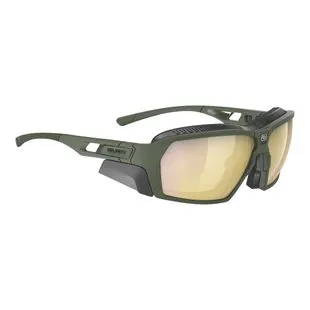 Rudy Project Kabrio Evo Sunglasses (Gun Metal Frame - Golf 100 Green L