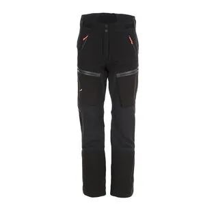 Pantalon Salewa Femme - Technique Outdoor - Genoux Préformés - Jambes Zippables - Détails Réfléchissants