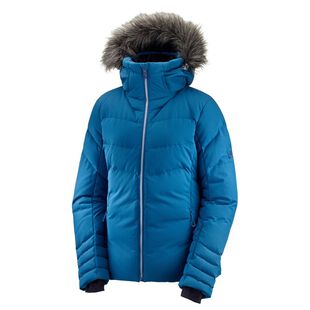 Salomon women's icetown down faux fur jacket cheap