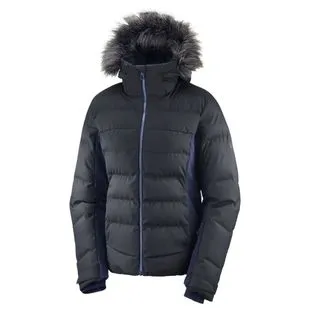 Salomon Womens Stormcozy Shell Jacket Night Sky Sportpursuit
