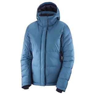 Salomon Womens Stormgloss Shell Jacket Lyons Blue Sportpursuit