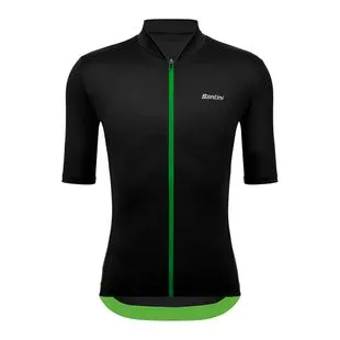 Santini Mens Color Jersey (Black) | Sportpursuit.com
