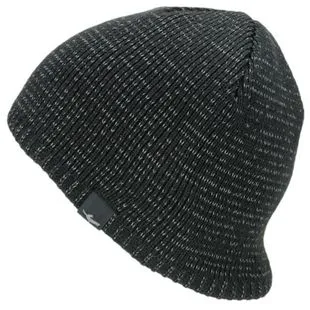 SealSkinz Waterproof Cold Weather Reflective Beanie (Black) | Sportpur