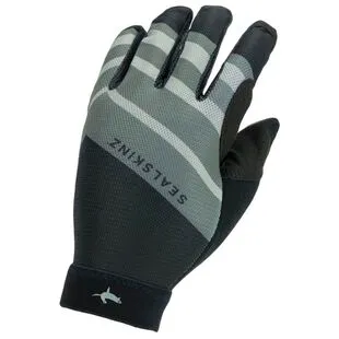 SealSkinz Mens Helvellyn Gloves Black Charcoal Sportpursuit