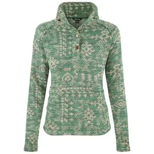 Sherpa Womens Bhutan Pullover Dark Thyme Abstract Sportpursuit