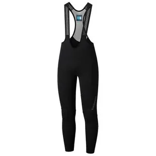 Shimano Mens PCWPAPWVE35M Bib Tights (Black) | Sportpursuit.com