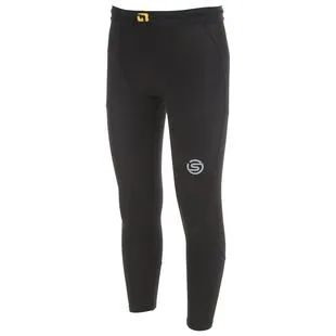 Skins Mens RY400 Long Tights (Graphite/Blue) | Sportpursuit.com