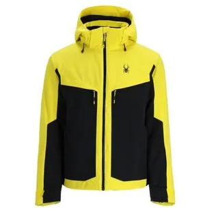 Spyder イエロー スキーウェア フード付き Spyder Clothing - Spyder Ski Jackets and Pants - Men's