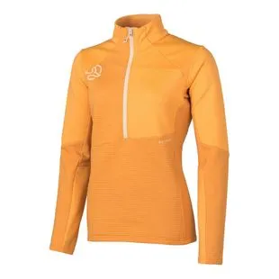 Sweat Polaire Craghoppers Femme - Orange, 1/4 Zip - Taille UK 14 - Randonnée
