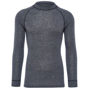 Thermowave Mens Merino Blend Warm Active Long Sleeve T-Shirt (Ink Mela
