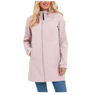 Tog24 Womens Keld Long Jacket Dusky Pink Sportpursuit