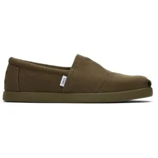 TOMS Mens Alpargata Resident Shoes Thyme Green Sportpursuit