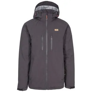 Trespass Herren Oskar Jacke – Gepolsterte Winterjacke Mit Kapuze, Wind- & Wasserabweisend