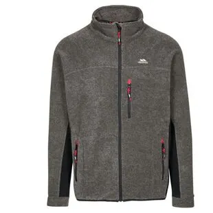 Trespass Mens Jynx Fleece Jacket Olive Stripe Sportpursuit