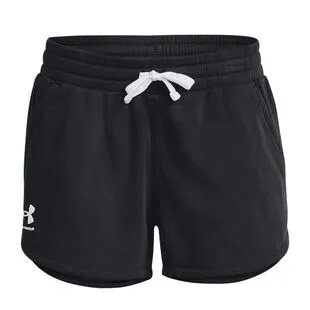 Under Armour Womens Rush Compression Run 2-In-1 Shorts (Black)
