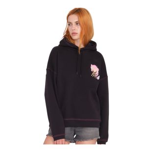 Felpa Coperta Oversize Con Cappuccio In Flanella E Sherpa - Uomo/Donna, Morbida, Con Maniche, Tasca Frontale, Taglie S-3XL (Nero, XX-Large) - 3
