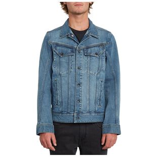 Volcom Mens Weaver Denim Jacket Dirty Blue Sportpursuit