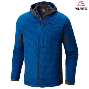 monkey man grid hooded jacket