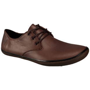 Mens Ra Leather Shoe (Dark Brown) Shoe Dares Leather Dark Brown