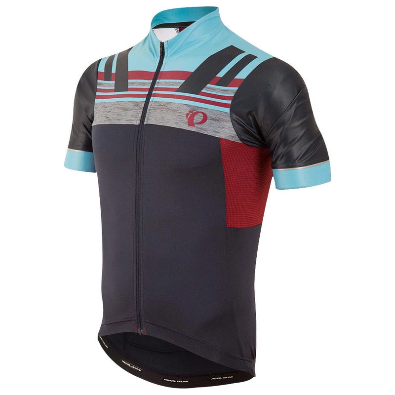 Pearl Izumi Mens P.R.O. Escape Jersey Eclipse Blue Tibetan Red Spo