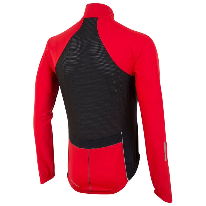Pearl Izumi Mens P.R.O. Pursuit Wind Jacket Black True Red Sportpu