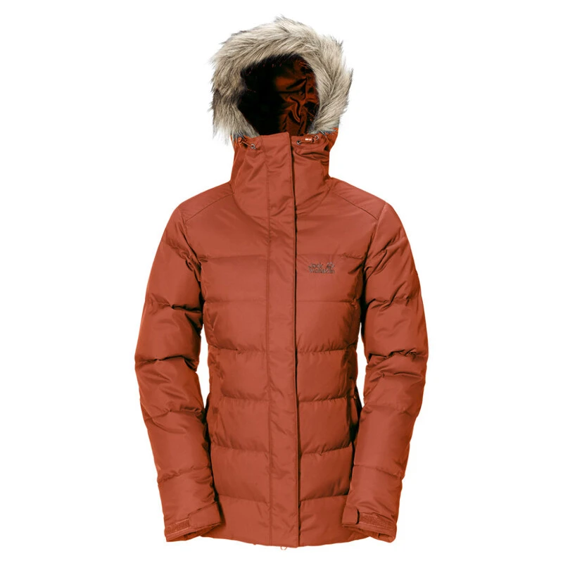 Jack Wolfskin Womens Baffin Jacket Earth Orange Sportpursuit