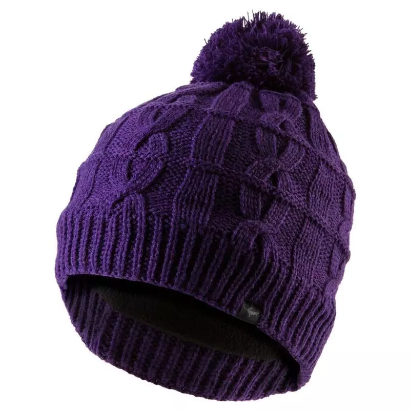 Purple wooly hat shop