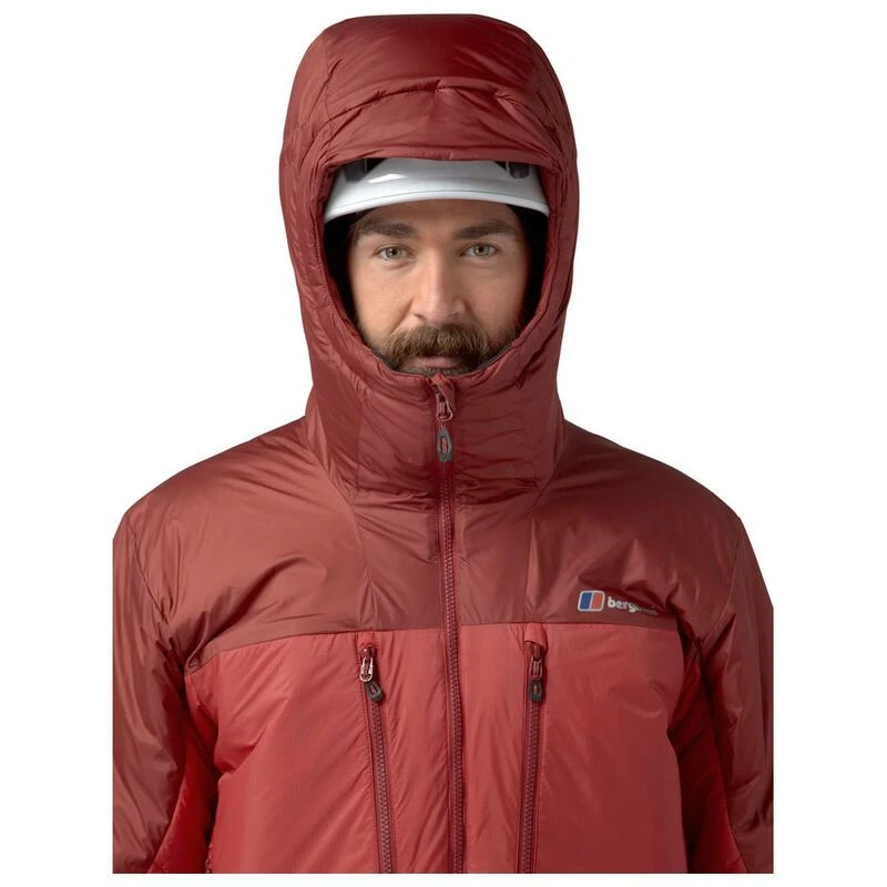 Berghaus Mens Extrem 7000 Belay Parka (Red/Dark Red) | Sportpursuit.co