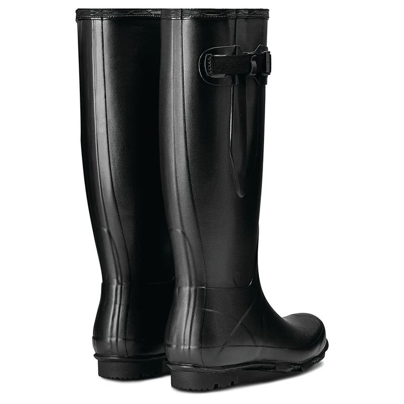 Hunter Womens Norris Field Side Adjustable Wellington Boots Black Fie