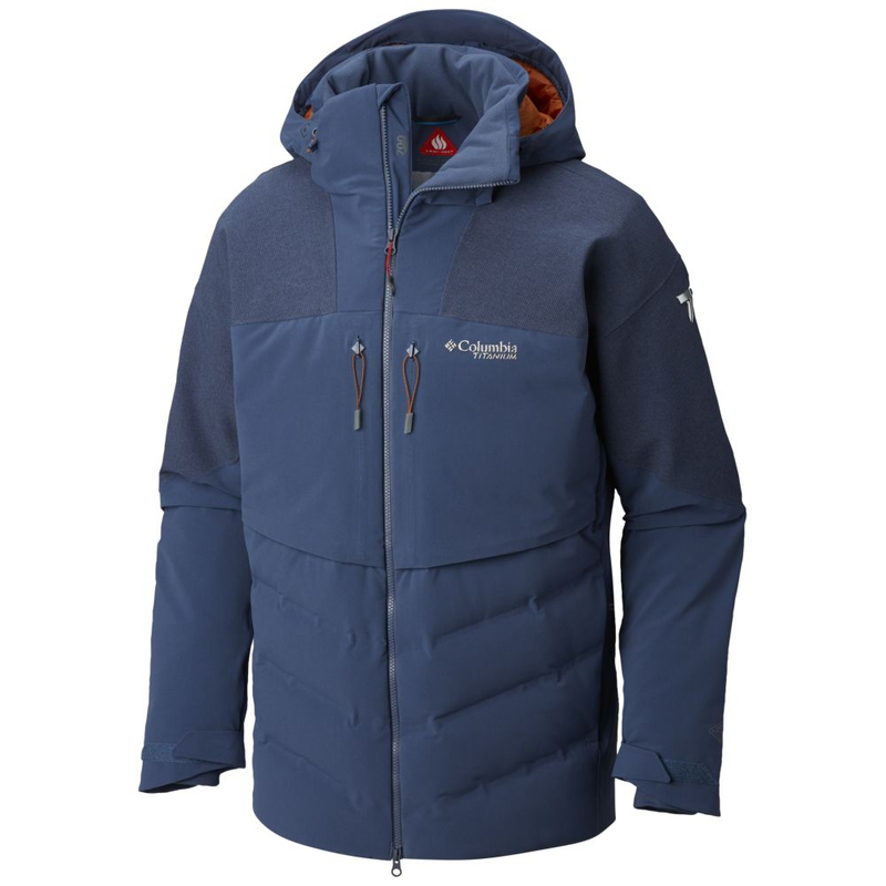 Columbia Mens Powder Keg II Down Jacket (Dark Mountain) Sportpursuit